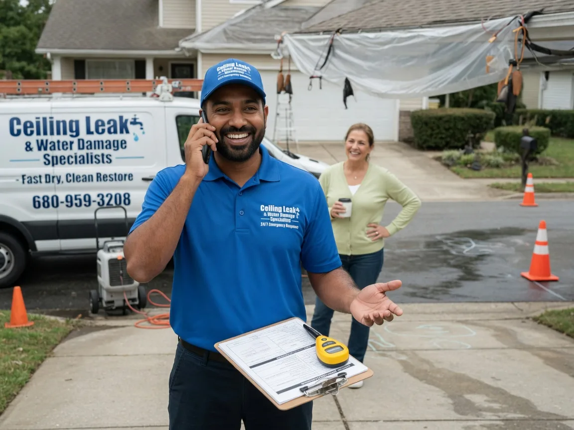 Ceiling Leak Cleanup Palos Heights, IL FAQs